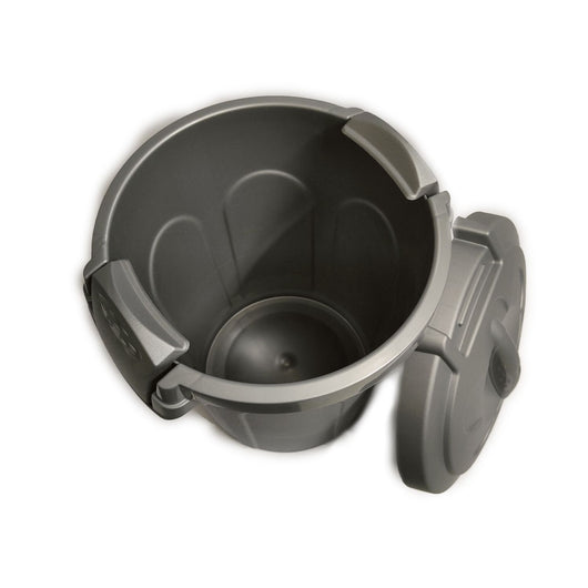 BIDONE SPAZ. GRIGIO C/GANCI lt 8