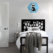 ALVEARE - Pannello in PVC traforato - Parasole Misura: 98x98 cm, Colore: nero