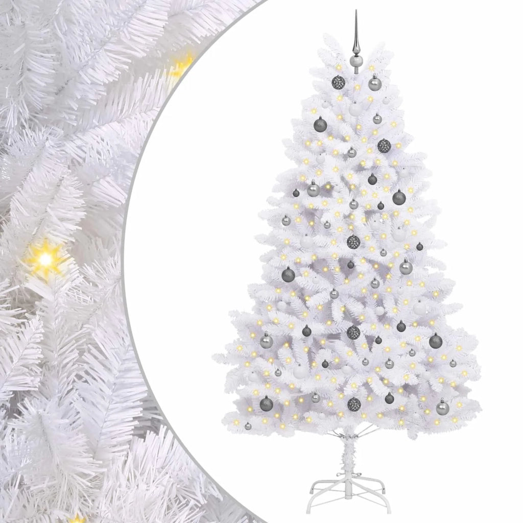Albero di Natale artificiale Bianco 120 x 120 x 240 cm