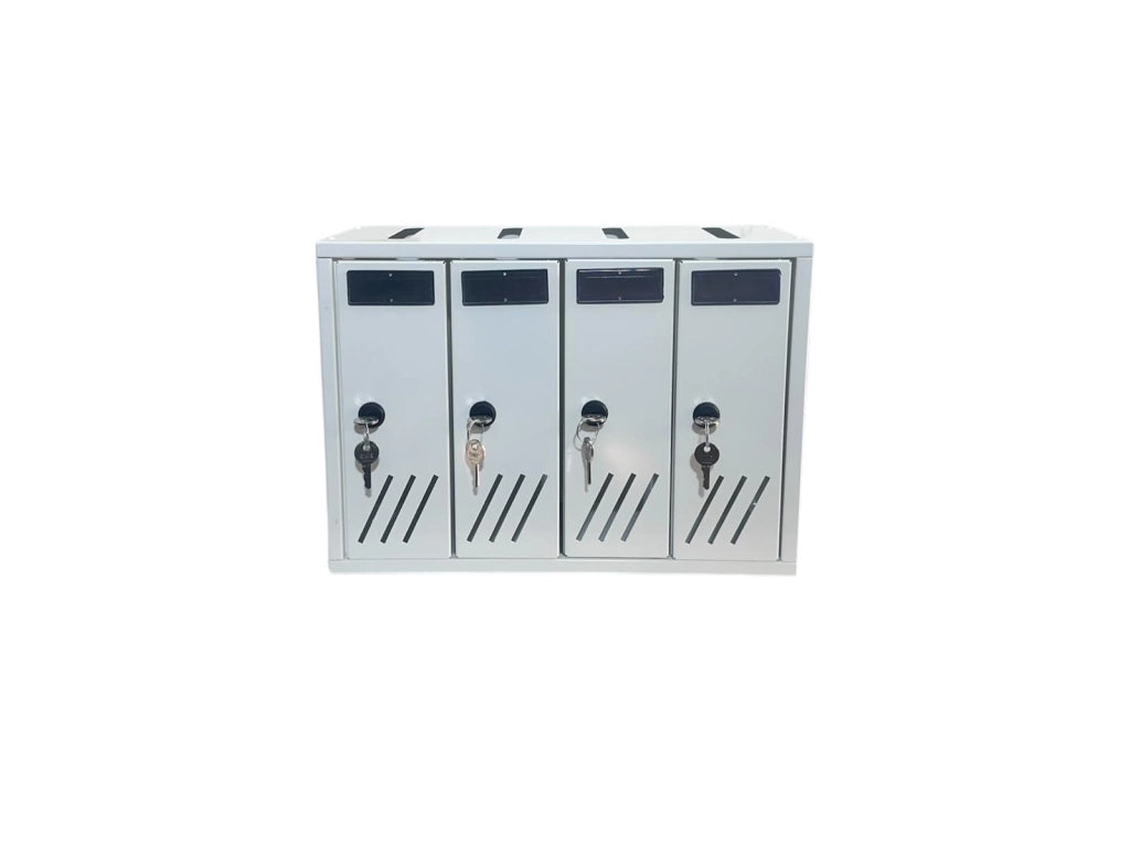 Cassetta Postale da Interno Serenity. 4 Reparti. Made in Italy. Design Resistente ed Elegante. Ideale per Condomini o Uffici