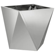Fioriera | Cassetta per fiori | Vaso Argento 30 x 30 x 30 cm Acciaio zincato