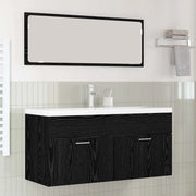 Mobile da Bagno Rovere Nero 100 x 38,5 x 46 cm 3416131