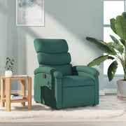 Divano Sedia-Poltrona Reclinabile in Tessuto Verde Scuro 949541