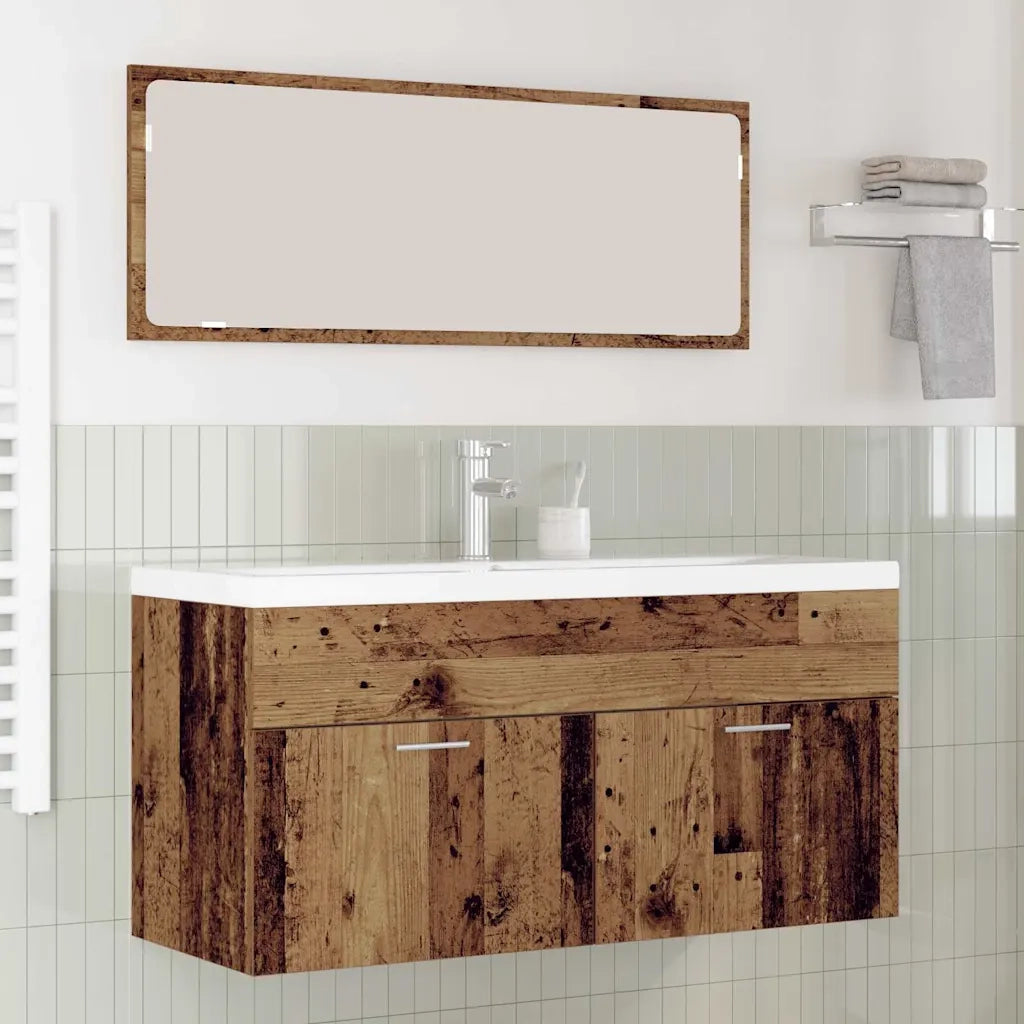 Mobile da Bagno con porta Legno vecchio 100 x 38,5 x 46 cm 3415678