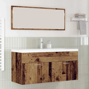 Mobile da Bagno con porta Legno vecchio 100 x 38,5 x 46 cm 3415678