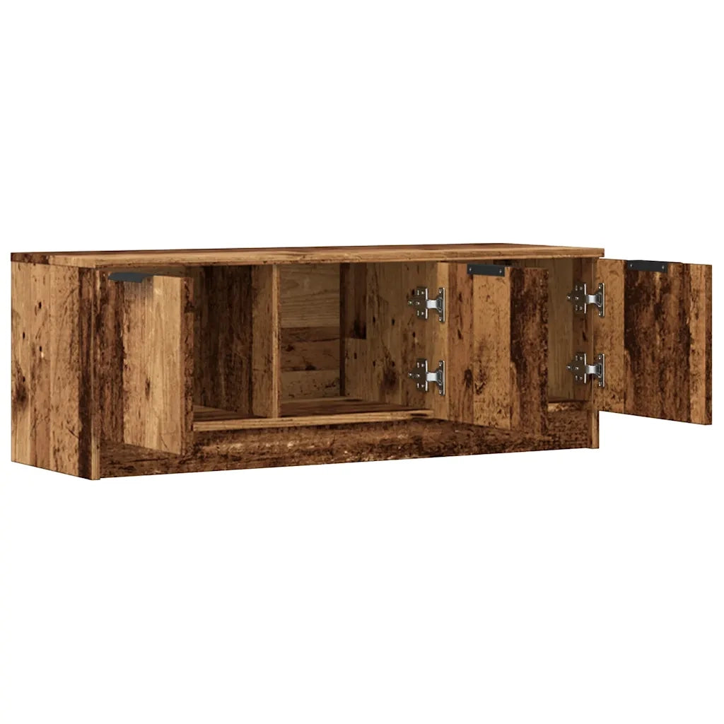 Mobile Porta TV Legno Vecchio 102x35x36,5 cm Legno Multistrato 856947