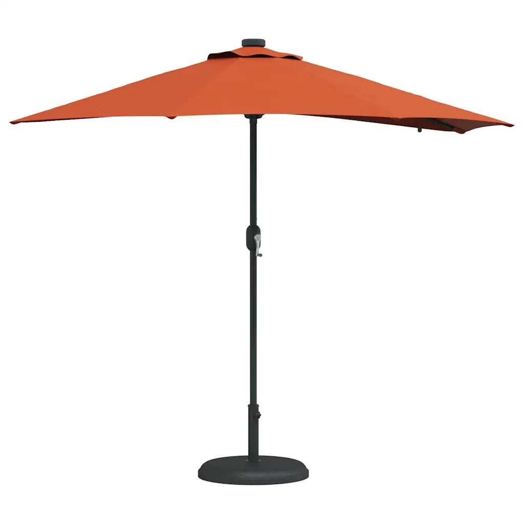 Ombrello da giardino Terracotta 294 x 150 x 223 cm 42003264