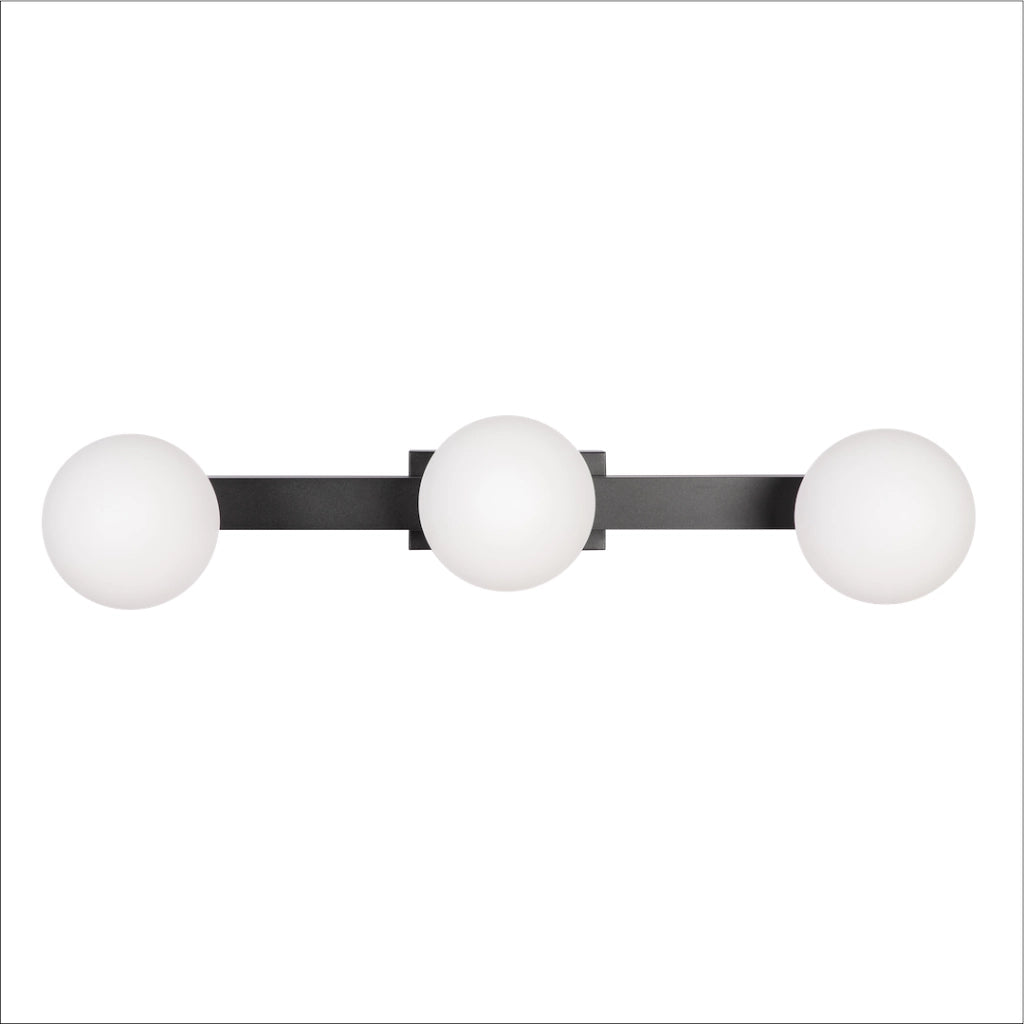 Applique moderna nero/bianco LED 9W+3xG9 Magnet Milagro