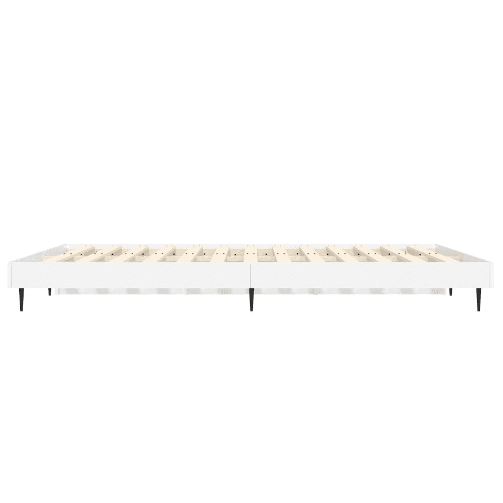 Giroletto-Struttura Letto Bianco 135x190 cm in Legno Multistrato 986360