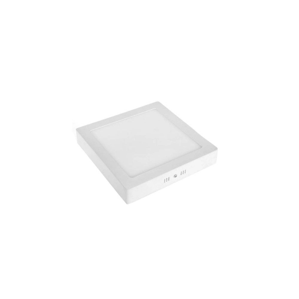 Trade Shop - 18w Pannello Luce Plafoniera Quadrato 90 Led 2835 Smd Bianco Caldo Ac90-240v -