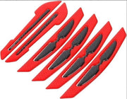 Set di adesivi riflettenti per l'auto - Etichette di avviso - Auto universale - Sicurezza - Blu e Nero - 6 pezzi per specchietto retrovisore e manubrio - Adesivo a base di vernice - SUV e Camion