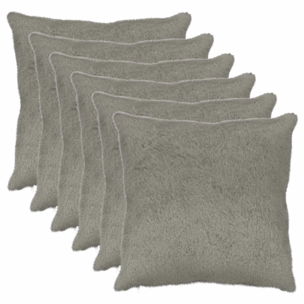 Federa 6 pz HEERLEN Grigio Chiaro 65 x 65 cm 913152
