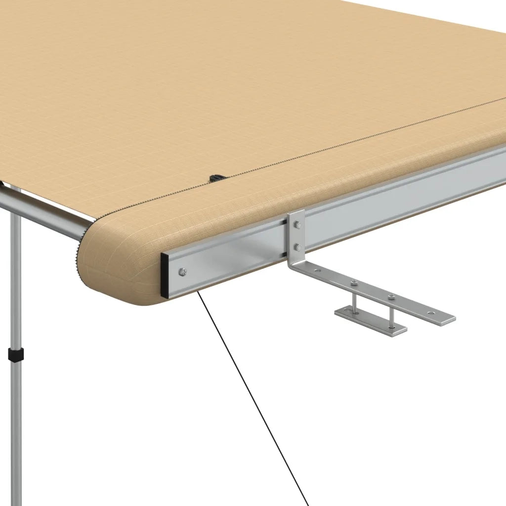 vidaXL Tendalino per Camper e Roulotte 1,2x2x2,15 m Beige