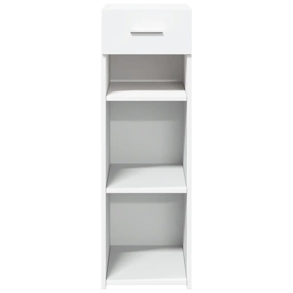 Credenza Bianca 30x42,5x93 cm in Legno Multistrato 846306