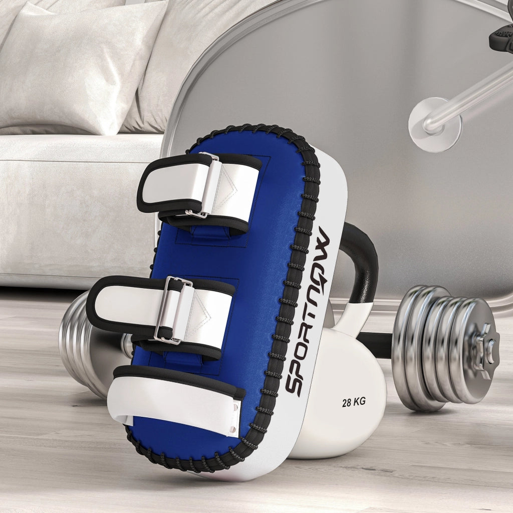 Pao da Boxe Imbottito per Allenamento ¨C Zephmum ¨C Blu, PU e EPE, 38x20x18 cm