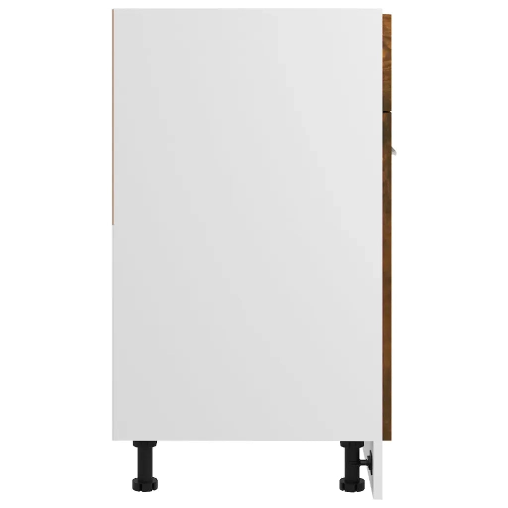 Mobiletto Rovere Fumo 60x46x81,5 cm in Legno Multistrato cod mxl 68761