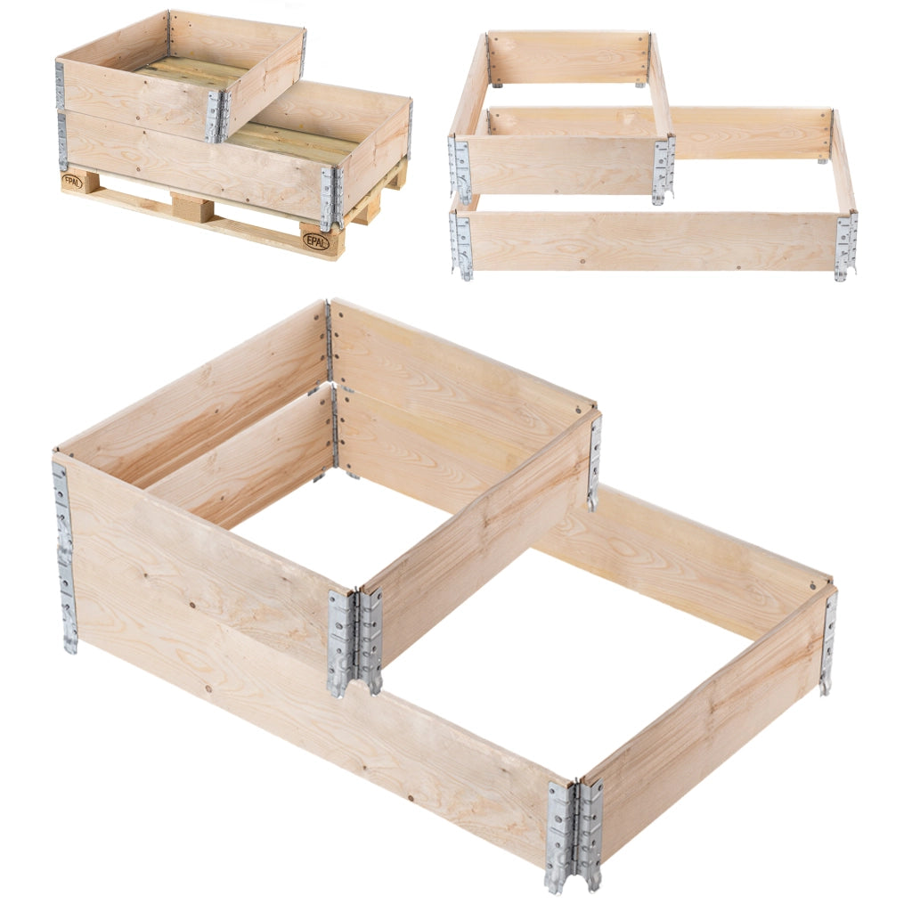 Set di prolunghe per pallet KADAX 60x80cm + contenitore per pallet 120x80cm