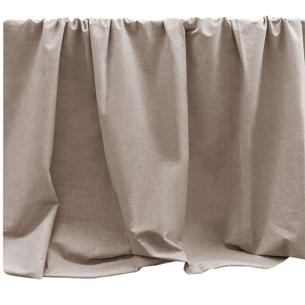 Tessuto Stoffa Cotone Loneta Cucito Creativo Abbigliamento Arredamento Rivestimenti 2,8x2 Mt Tortora