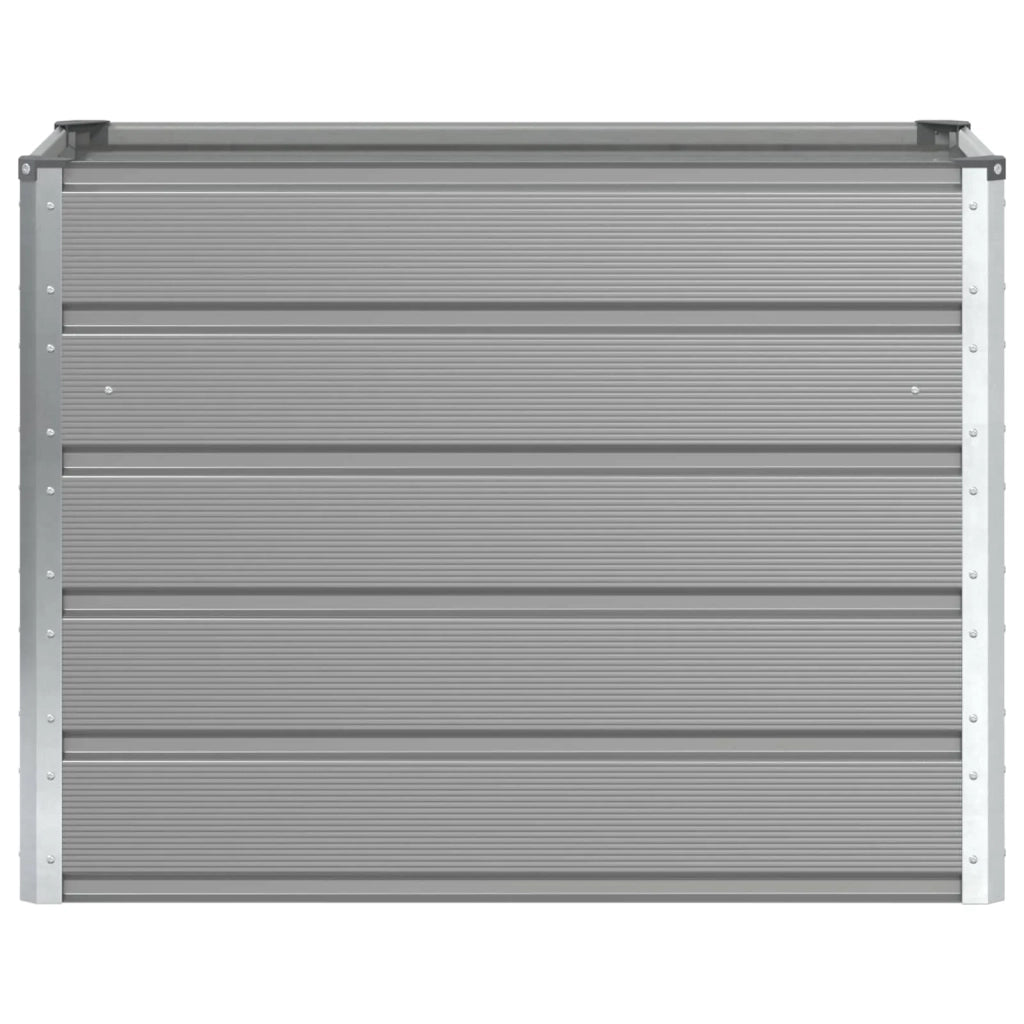 Fioriera Grigio chiaro 100 x 50 x 77 cm Acciaio zincato