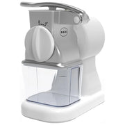 R.G.V. Grattugia Elettrica Robusta Junior Inox con Tramoggia Estraibile e Contenitore Salvafreschezza da 150 W per una Cucina Efficiente