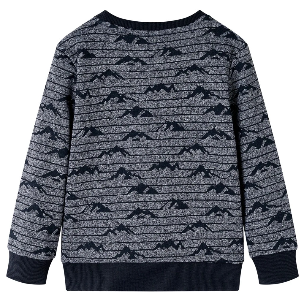 Felpa per Bambini Blu Marino MÃ©lange 116