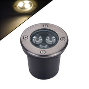 FARETTO SEGNAPASSO LED CALPESTABILE DA GIARDINO 3W LUCE CALDA 3000K - IDEALE PER VIALETTI E SPAZI ESTERNI IP65