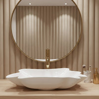 Lavabo Da Appoggio Rea Infinity + Tappo Click-clack