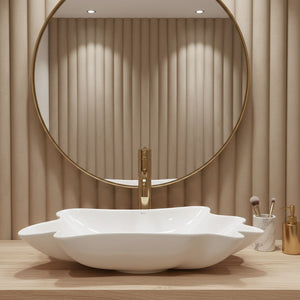 Lavabo Da Appoggio Rea Infinity + Tappo Click-clack