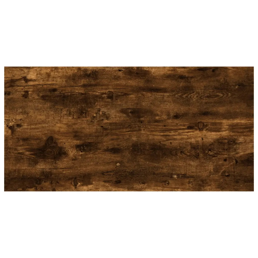 Mensole Parete 4pz Rovere Fumo 60x20x1,5 cm Legno Multistrato 838231
