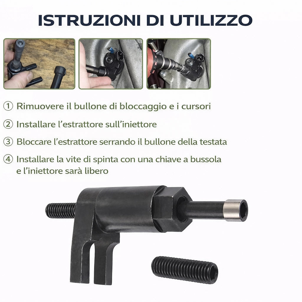 Estrattore Iniettori Diesel Compatibile con Ford 6.7L F250 F350 F450 (2011-2018) | FS-14339