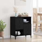 Credenza Rovere Nero 60 x 35 x 70 cm Legno multistrato 881262
