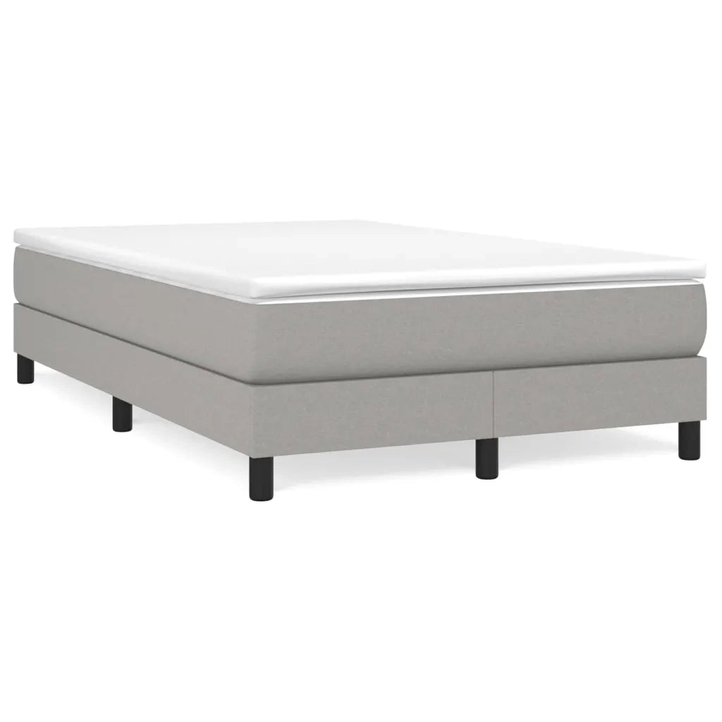 Struttura Letto a Rete a Molle-Giroletto Grigio Chiaro 120x200 cm Tessuto 786527