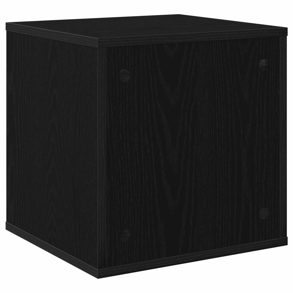 Scatola per album in vinile Rovere Nero 37 x 36,5 x 38 cm 8012844