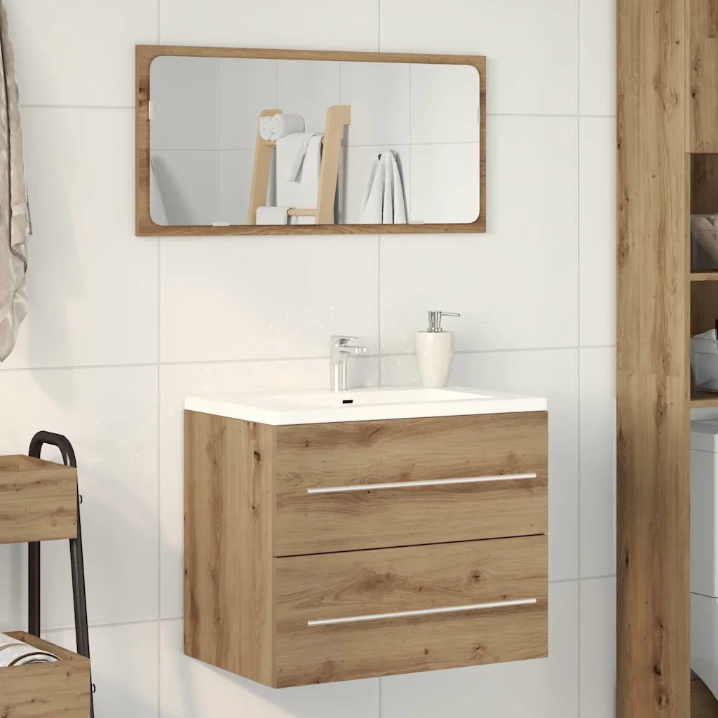 vidaXL Mobile Lavabo Bagno Artigianale 60x38,5x48 cm Legno Multistrato