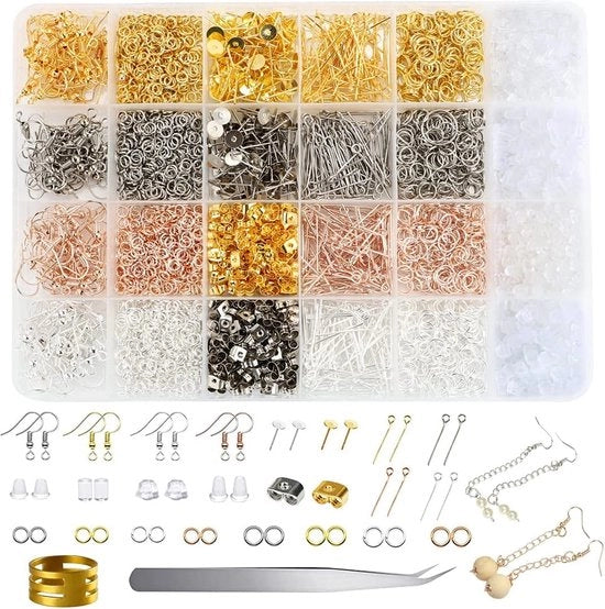 Set per creare gioielli - kit per fare gioielli - per adulti e bambini - per ragazze e donne - kit per fare gioielli artigianali