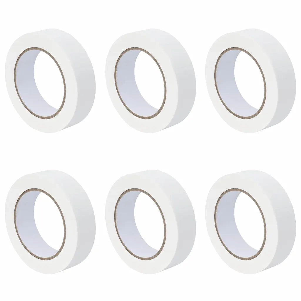 Nastri Adesivi per Pittori 6 pcs Bianco 30mm x 50m Carta