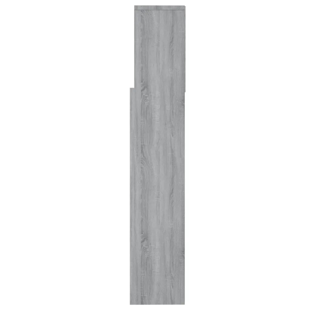 Testiera con Scomparti Grigio Sonoma 160x19x103,5 cm