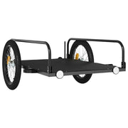 Carrello rimorchio trasporto biciclette 135 x 70 x 37 cm ferro nero 02_0044064