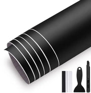 Foglio auto nero - senza bolle d'aria - 1 pezzo - 300 cm x 30 cm