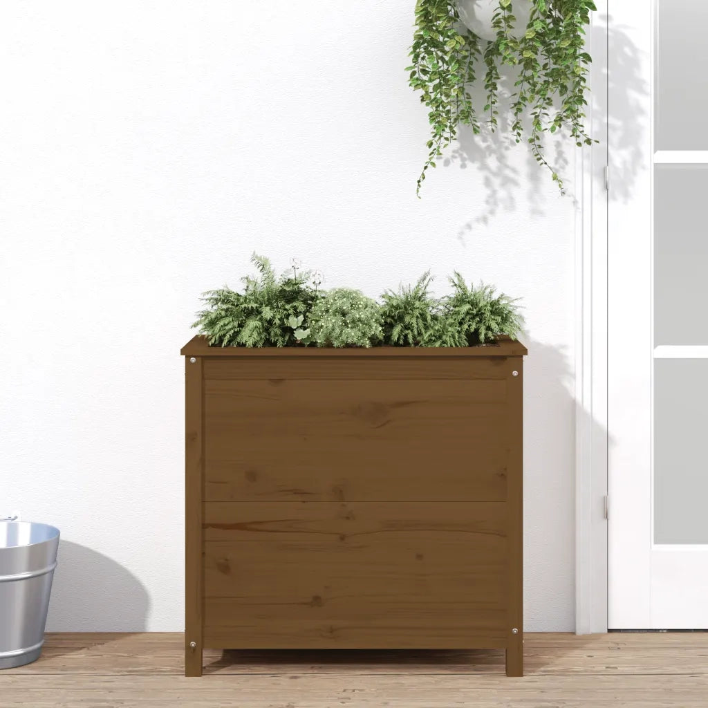 Fioriera da Giardino Ambra 82,5x40x78 cm Legno Massello di Pino 825285