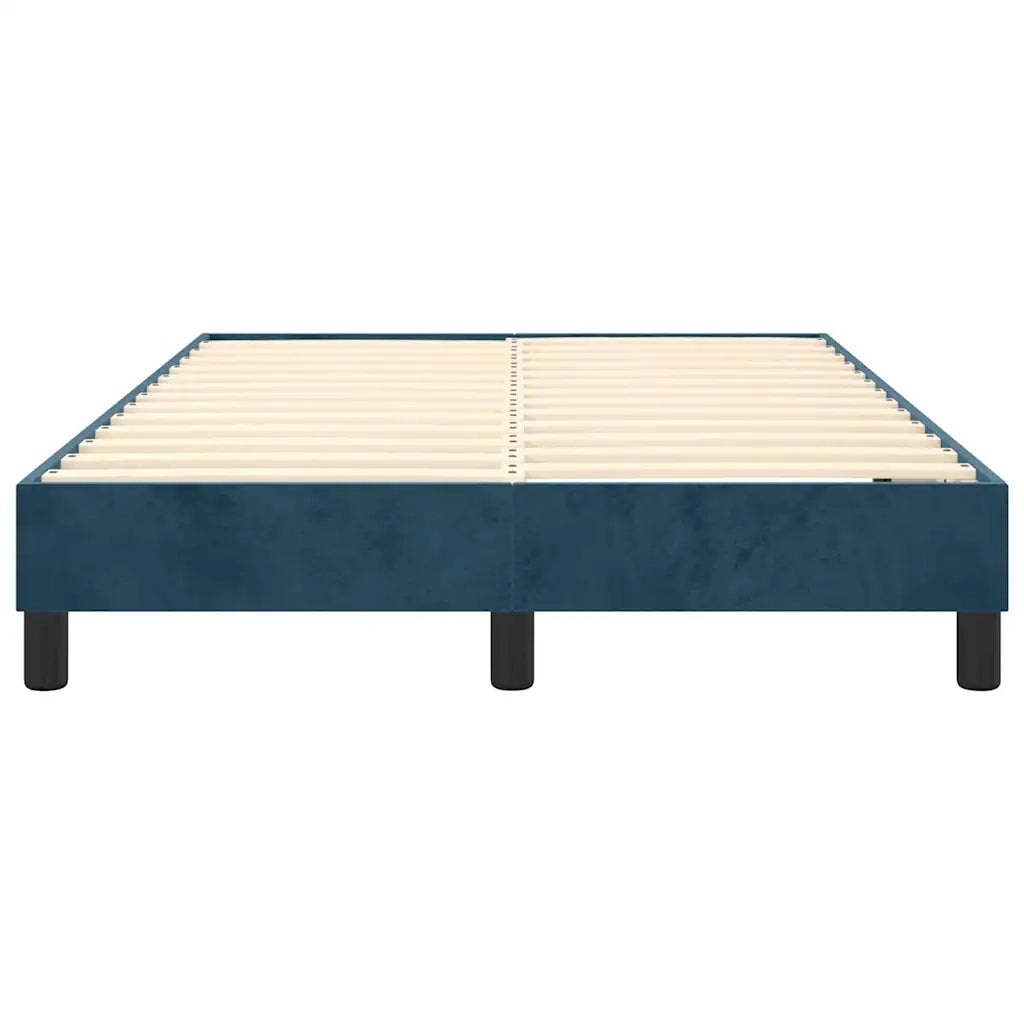 Giroletto a Molle Blu Scuro 120x200 cm in Velluto