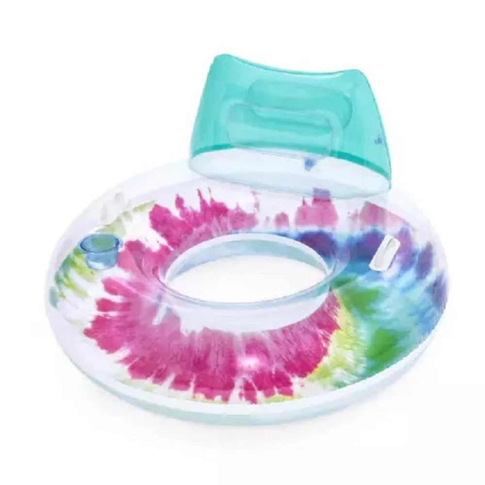 Trade Shop - Poltrona Fashion 118cm Colori Pastello Con Maniglie Portabicchiere Piscina 43637 -