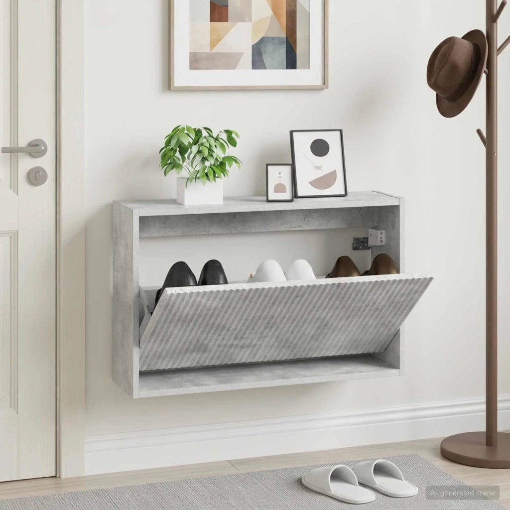 Mobiletto per Scarpe da Muro ARNHEM 71 x 17 x 43 cm 896628