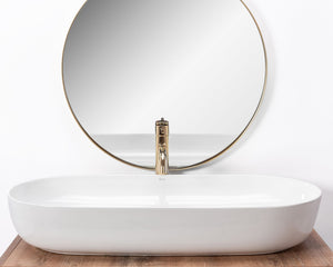 Lavabo Da Appoggio Rea Cleo 81 White