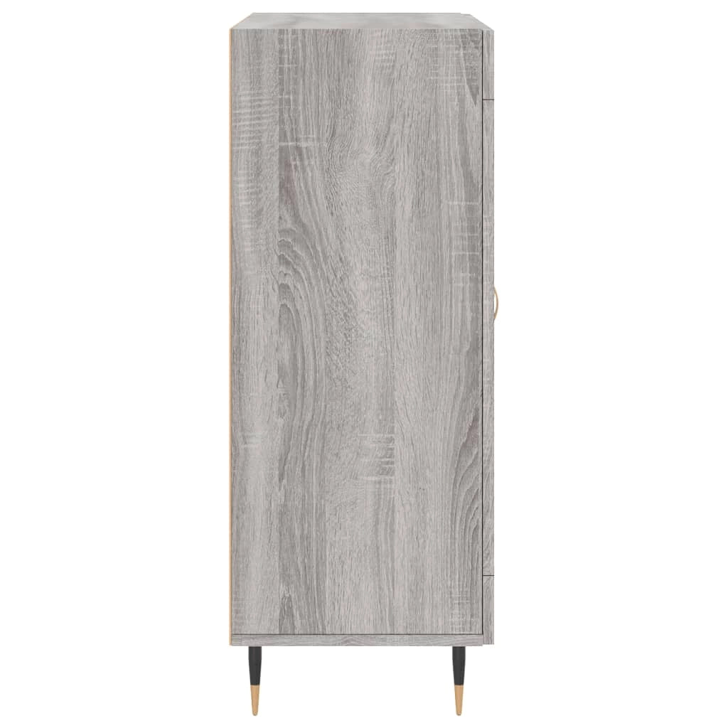 Buffet credenza cassettiera armadio mobile contenitore organizer cucina soggiorno Sonoma 69,5 x 34 x 90 cm legno ingegnerizzato grigio 02_0036442