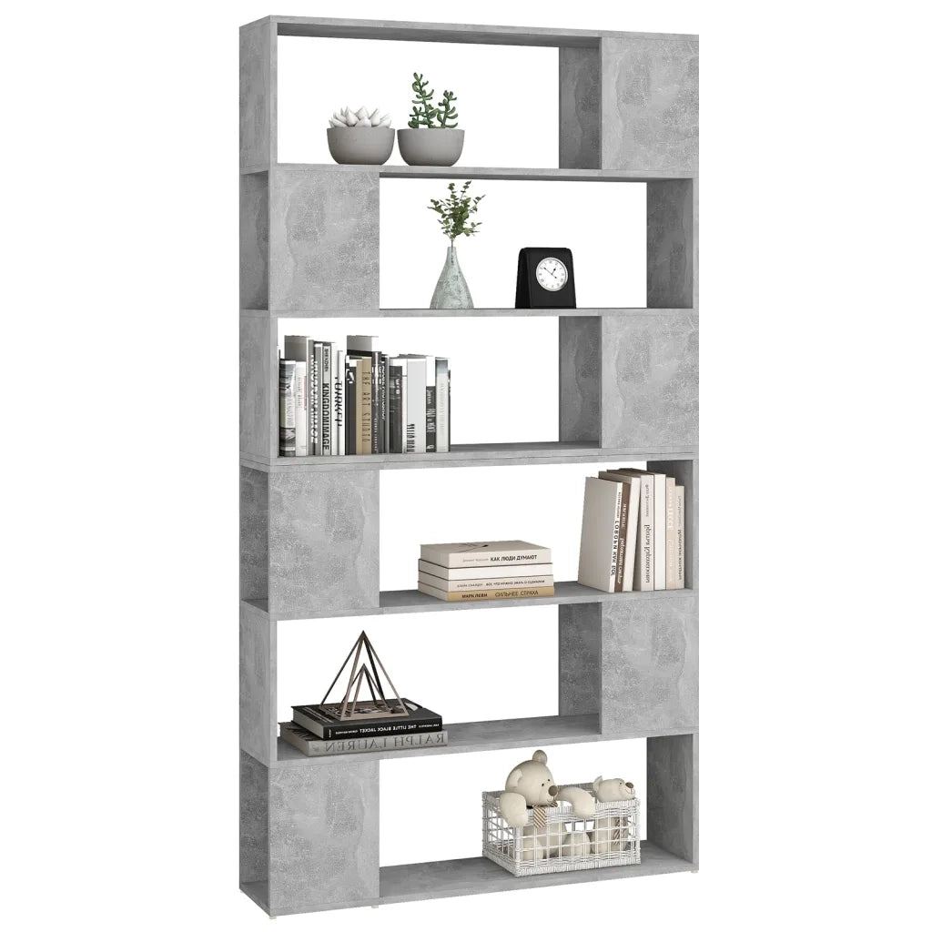 Libreria/Divisorio Stanza Grigio Cemento 100x24x188 cm 3082075