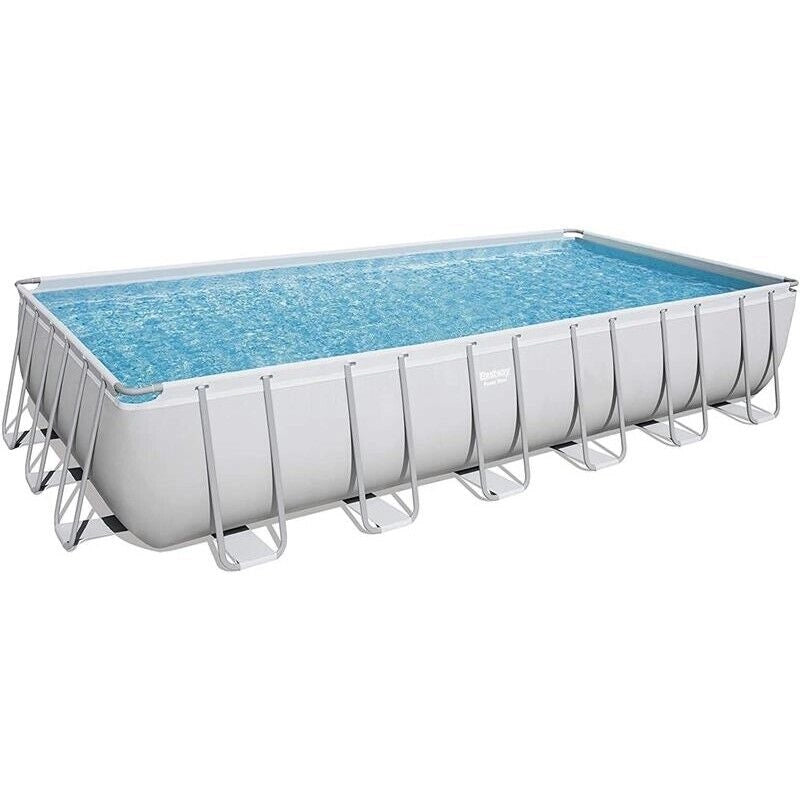 BESTWAY PISCINA FUORI TERRA POWER STEEL RETTANGOLARE 732 X 366 X 132 CM