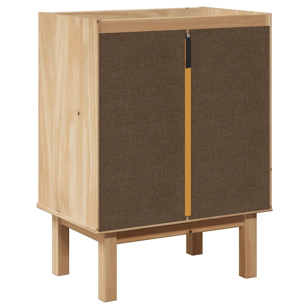 Mobile da Bagno OTTA 59x40x80 cm in Legno Massello di Pino