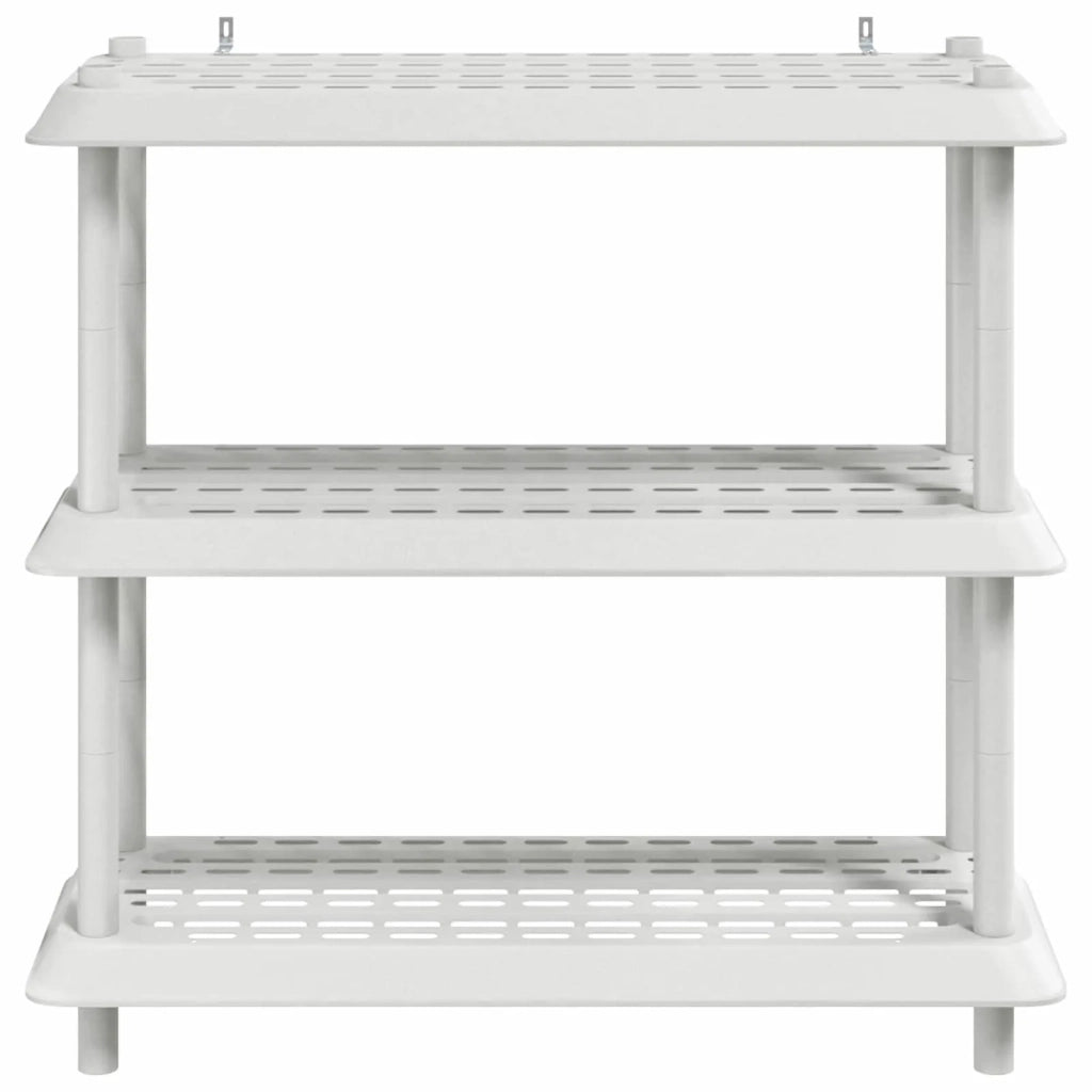 Unità di scaffalatura 3 livelli 100 x 40 x 96 cm PP Bianco 8011746