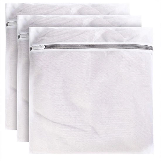 3 pezzi di setaccio per lavatrice, setaccio per abiti, setaccio per lavatrice con cerniera, setaccio per lavatrice per camicie, reggiseni, intimo, lenzuola, giacche, tessuti, 50x60cm